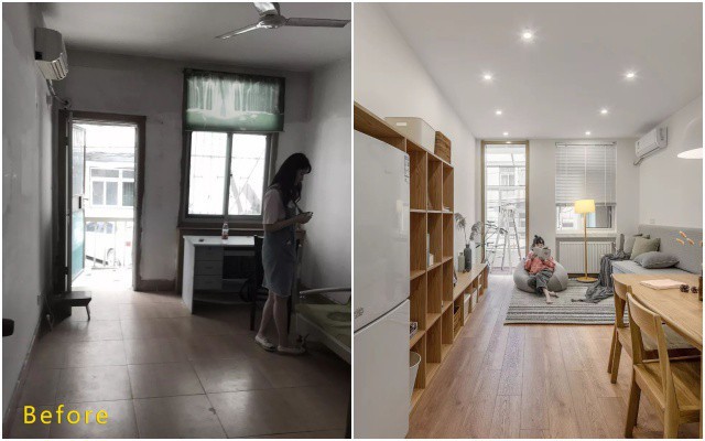 Căn hộ 60m² ở khu tập thể cũ tưởng như chẳng ai muốn ở "biến hình"